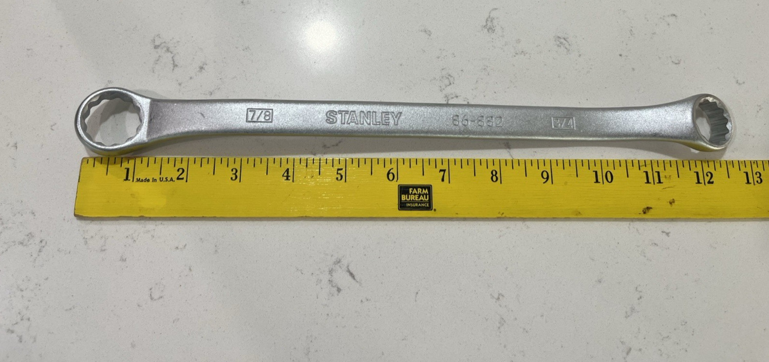 Set of 6 Stanley 3/4»x7/8» 12 Point Double End Offset Box Wrench’s 86-882