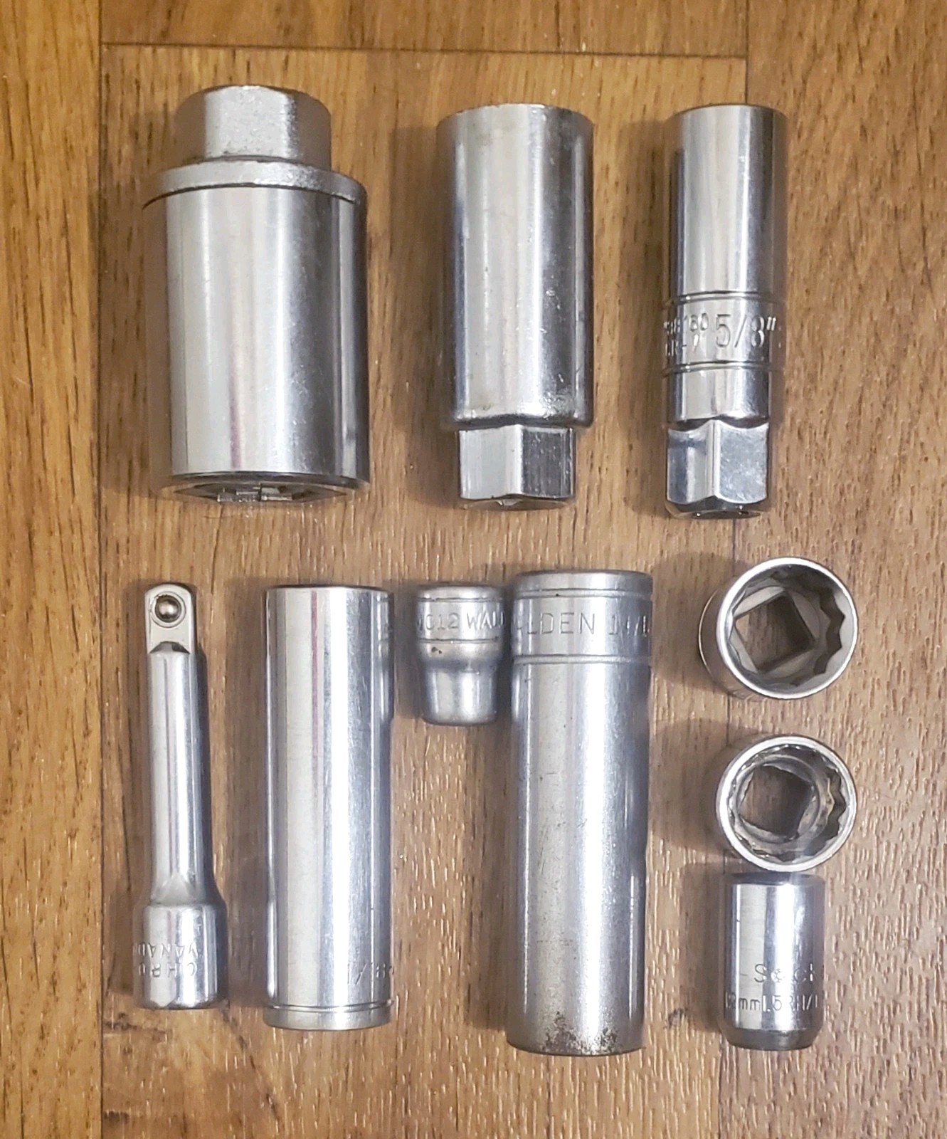 Mechanic Tools Lot of (15) | Sockets & Wrenches (See Description For Items)