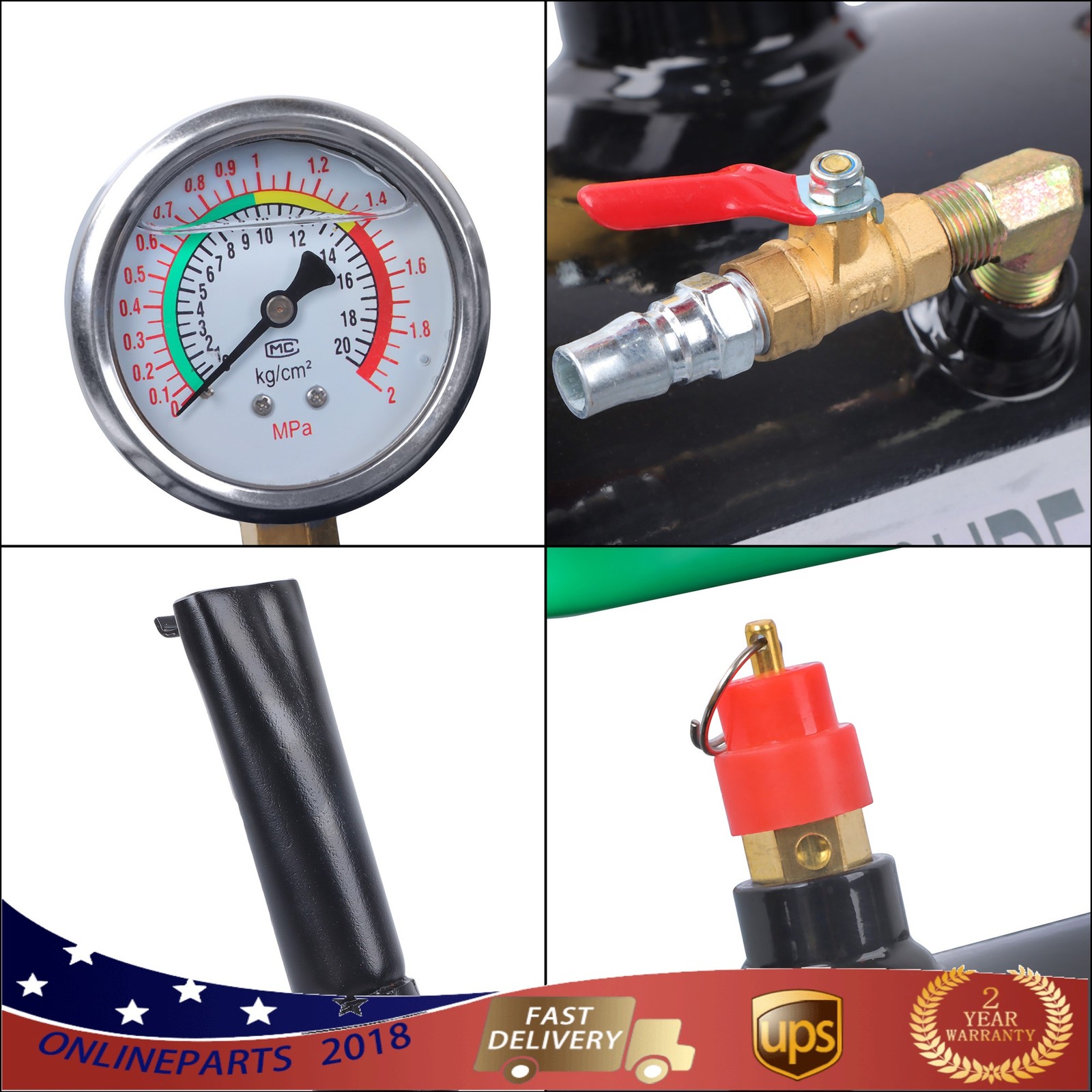 145PSI Air Tire Bead Seater Blaster Tool Seating Inflator Truck Car 5 Gallon
