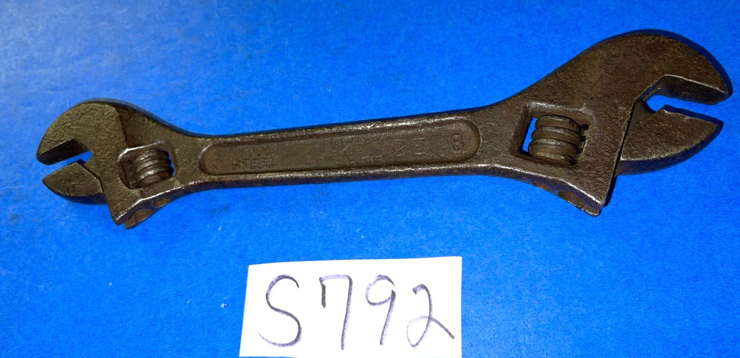 LAKESIDE TOOLS VINTAGE DOUBLE END CRESCENT WRENCH 6-8