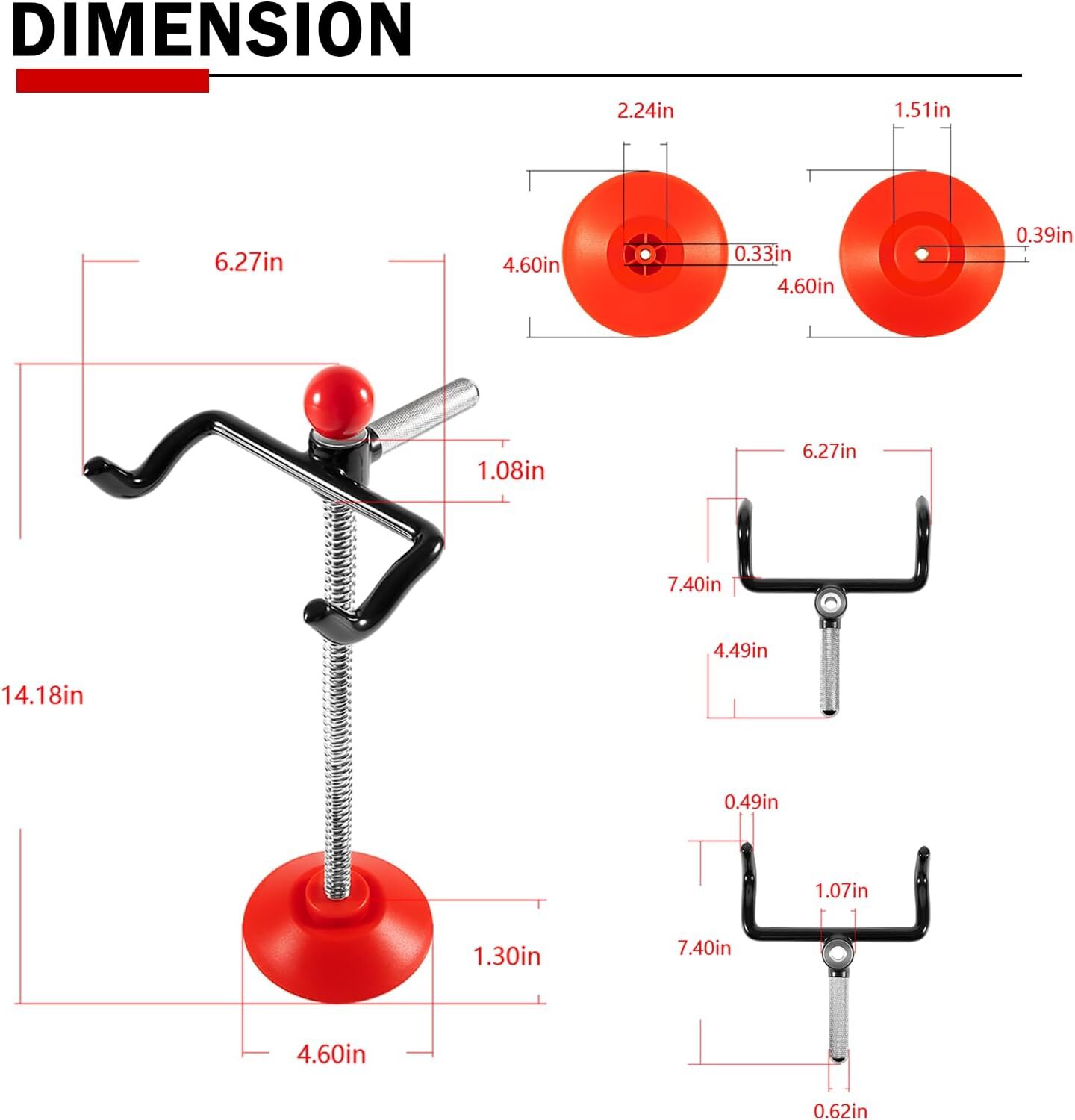 14» Adjustable Alignment Car Steering Wheel Holder Tool for Truck/Buses/Vans