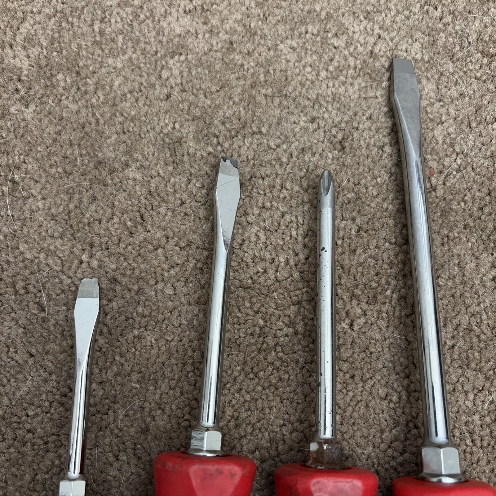 Snap On 5 Piece Screwdriver Set Red