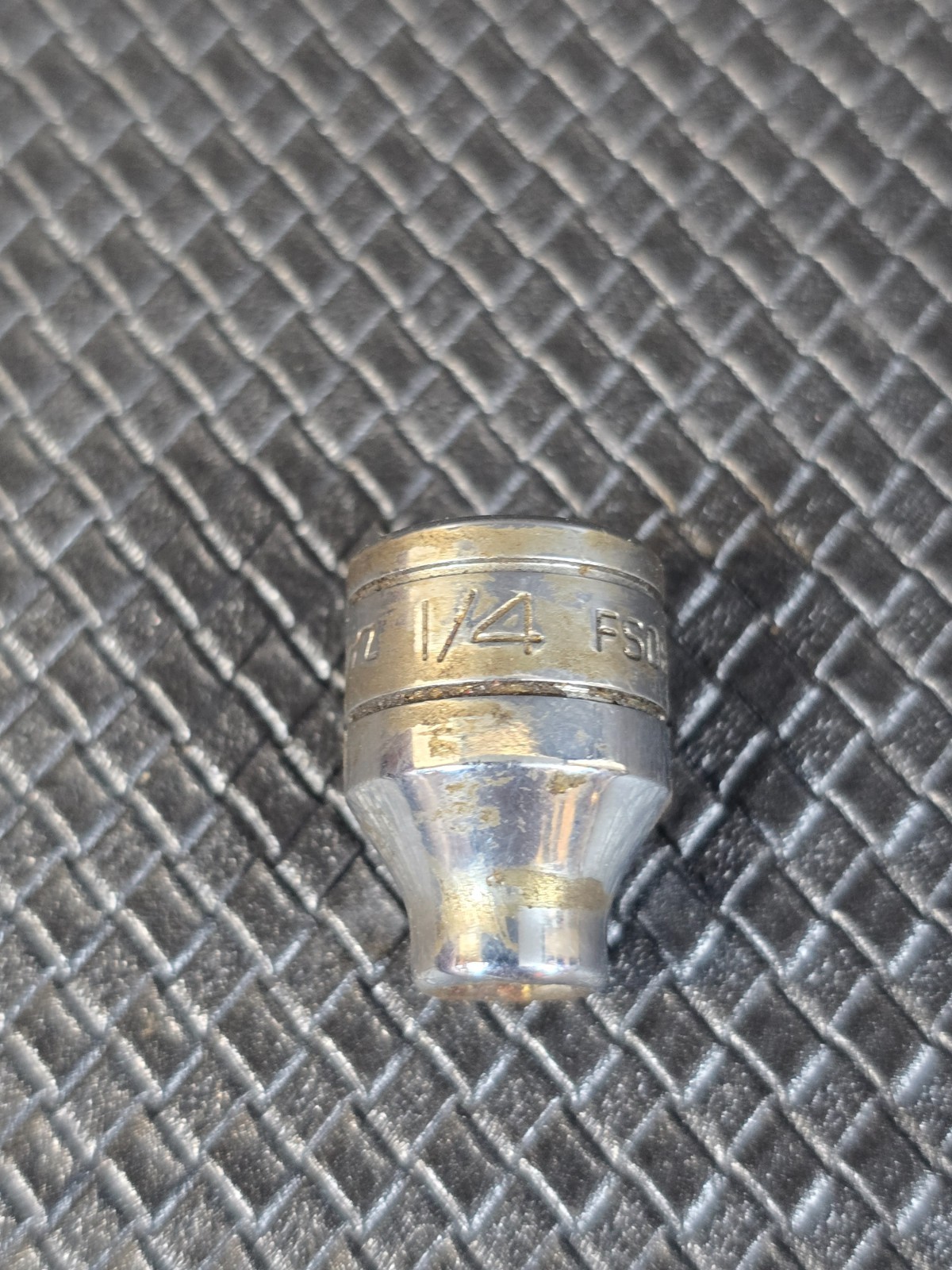 Snap-On Tools 3/8″-Drive 1/4in. 6-pt Shallow Socket USA #FS081