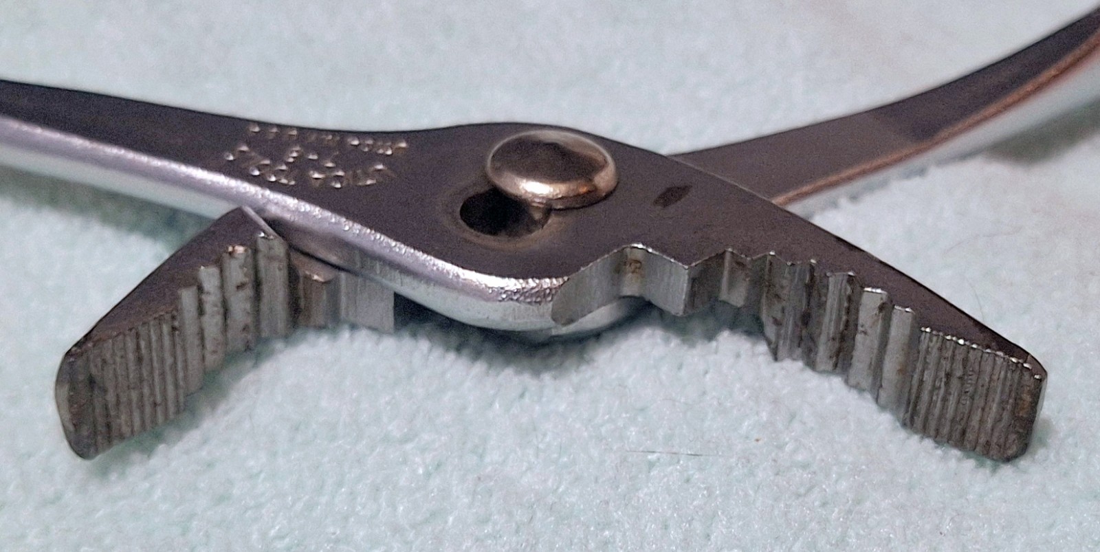 Vintage Utica Tools USA 7-8 Slip Joint Pliers 8 Inches Long, Nice!