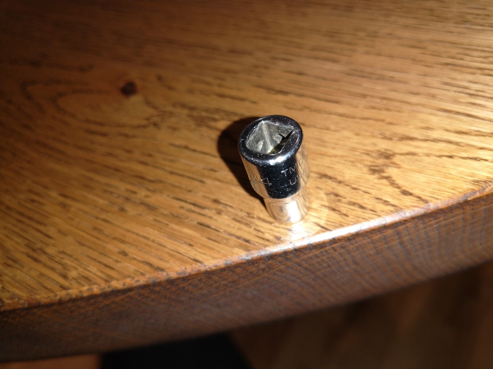 Snap-on USA TMD8 1/4” Drive 12 Point SAE 1/4” Flank Drive Shallow Socket