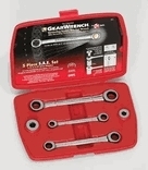 GearWrench, 5 Pc. Double Box End Wrench/Adapter Set, Part #9251