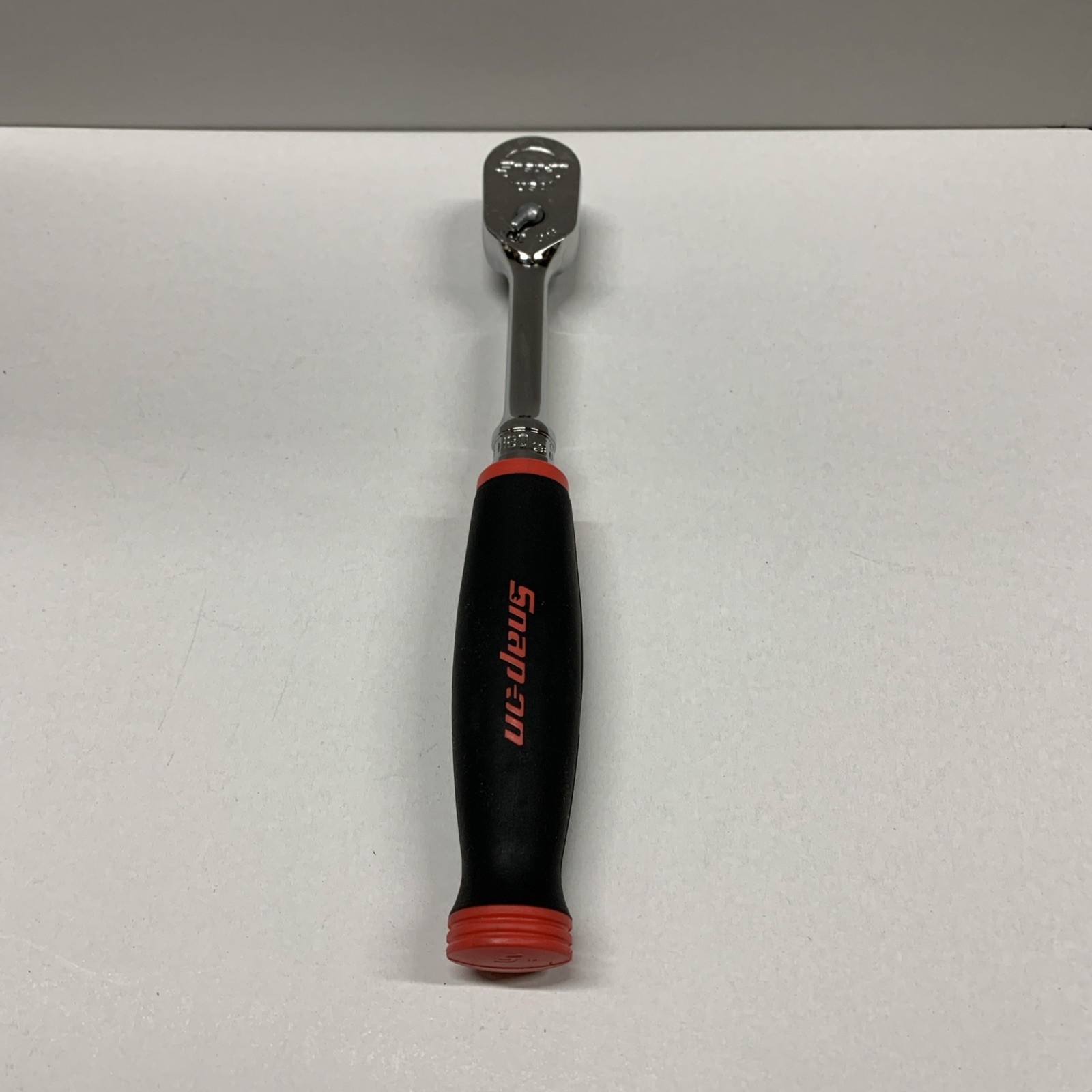 Snap On Tools USA FH80 3/8″ Drive RED Soft Grip Standard Fixed Head Ratchet NEW