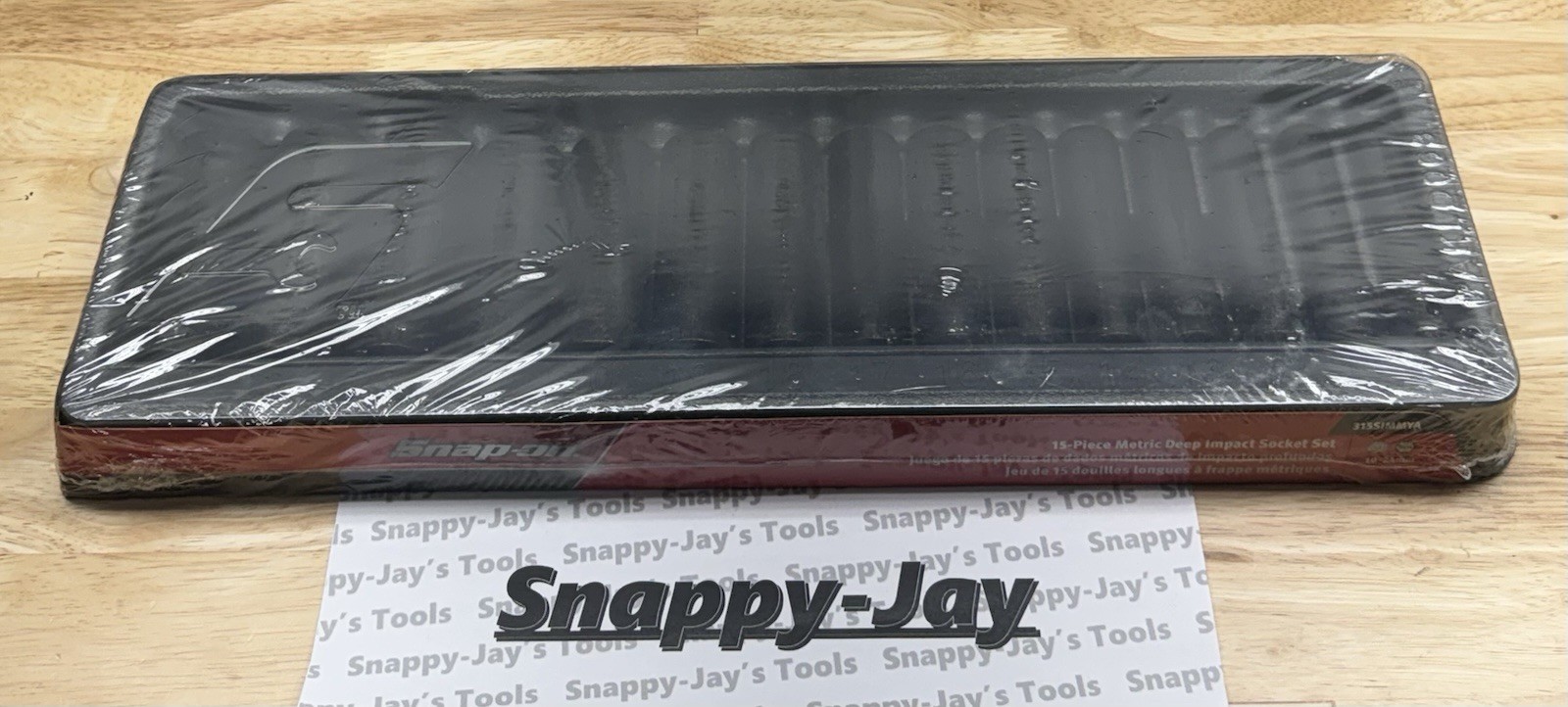 Snap-on Tools NEW 1/2″ drive 10 to 24 mm 6pt DEEP Impact Socket Set 315SIMMYA