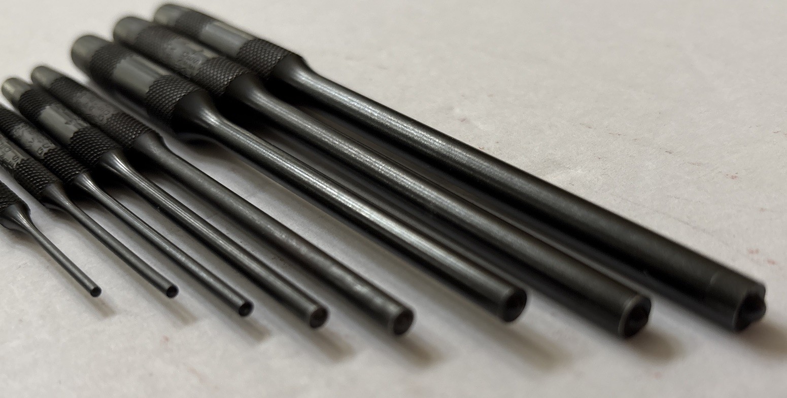 Snap On 8 Piece Roll Pin Punch Set PPR708BK