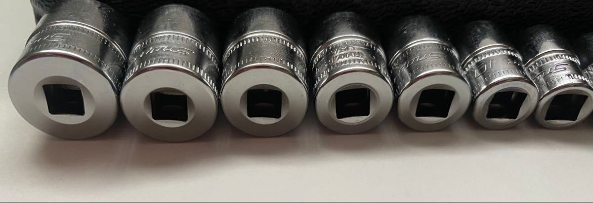 Used Snap-on 117TMM 17 pcs 1/4″ Drive Hexagonal Ratchet Metric Set
