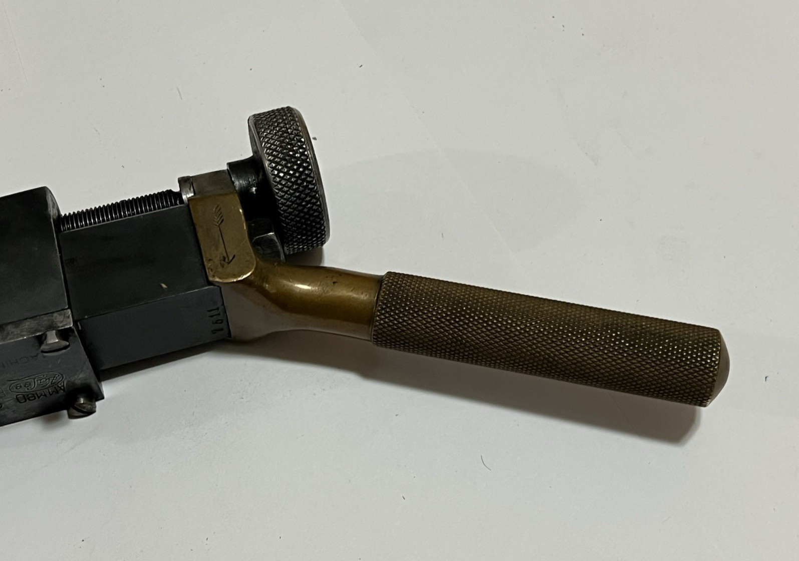 AMMCO HA Lee Vintage Crank Pin Re-Turning Tool in Box w Cutters 1-1/4″ – 2-1/4″