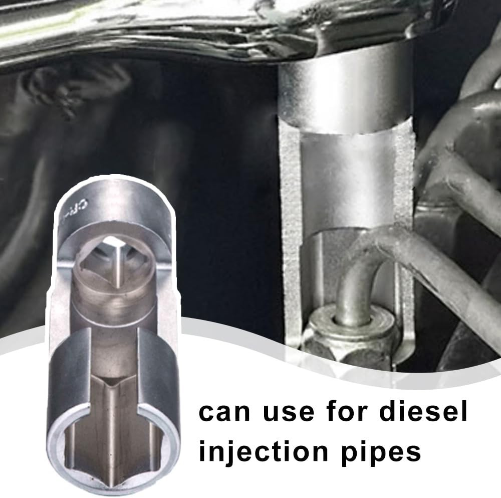 3/8″ 1/2″ Diesel Injector Fuel Line Socket Wrench Set 10-22mm for Thermo Switche