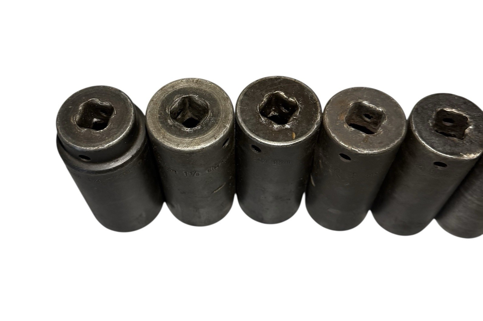 Snap On SIM 160-400 1/2″-1-1/4 1/2” Drive 6 point 12 Pc Set Deep Impact Socket