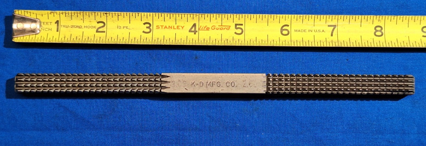 KD Tools 2228 METRIC thread file USA Made 0.75 – 3.00 thread pitch