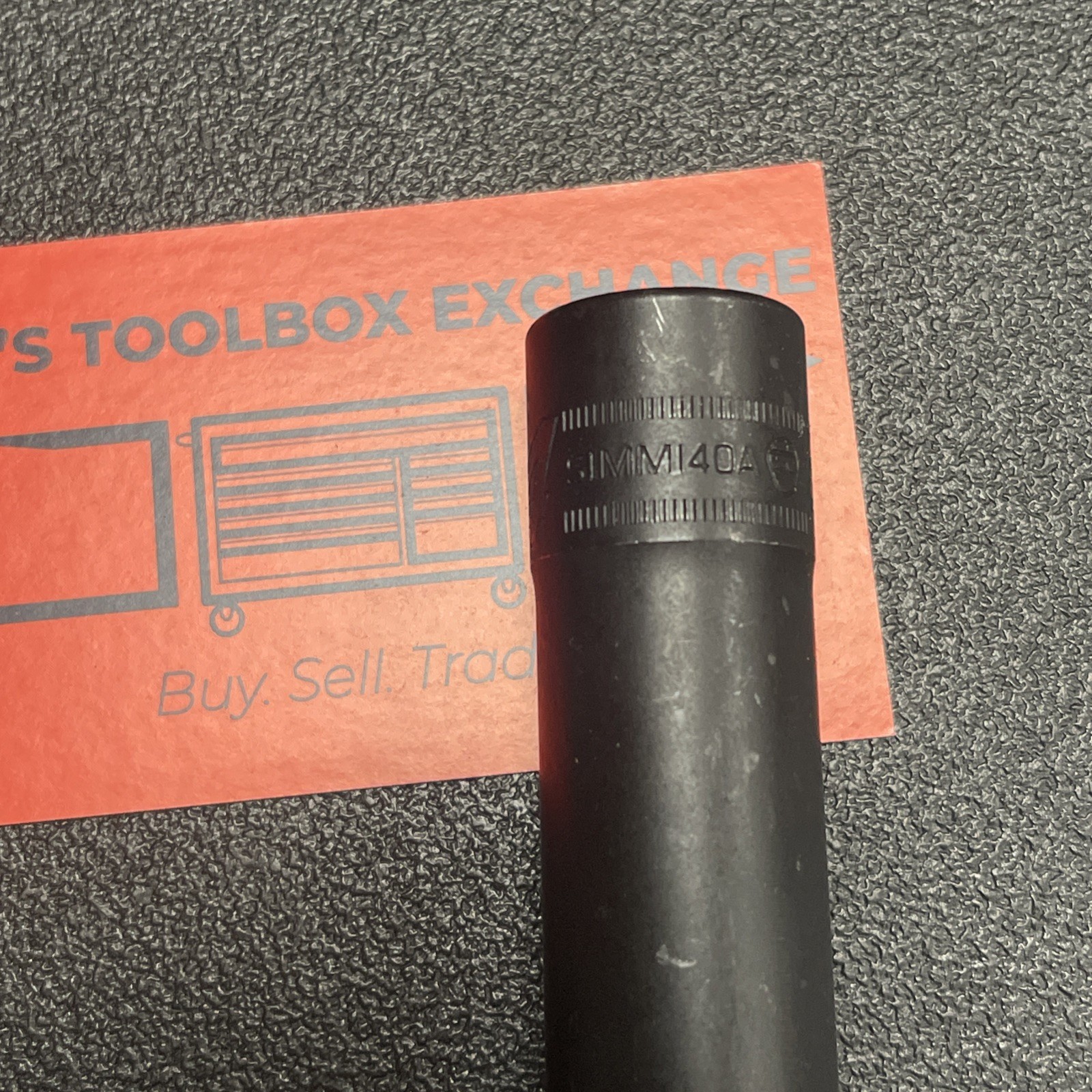 Snap-on Tools USA NEW 1/2″ Drive 14mm Metric DEEP 6 Point Impact Socket SIMM140A