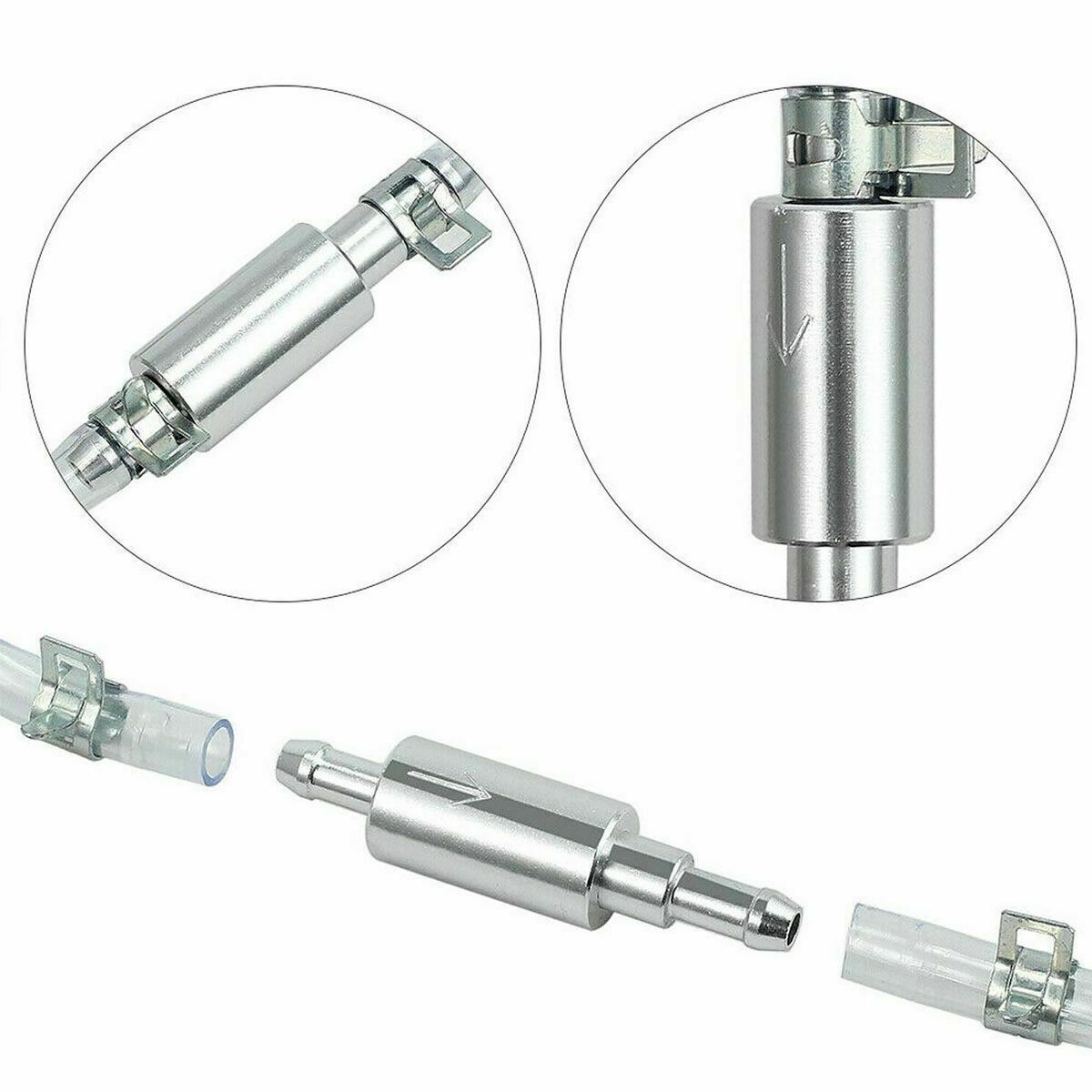Car Motorcycle Clutch Brake Bleeder Hose One Way Valve Tube Bleeding Tool Set US