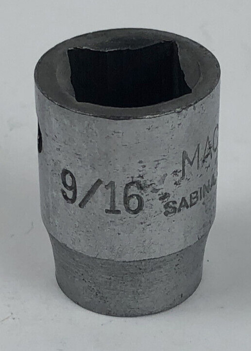Mac Tools 9/16″ 6 Point 1/2″ Drive Shallow Socket V186F Made In USA