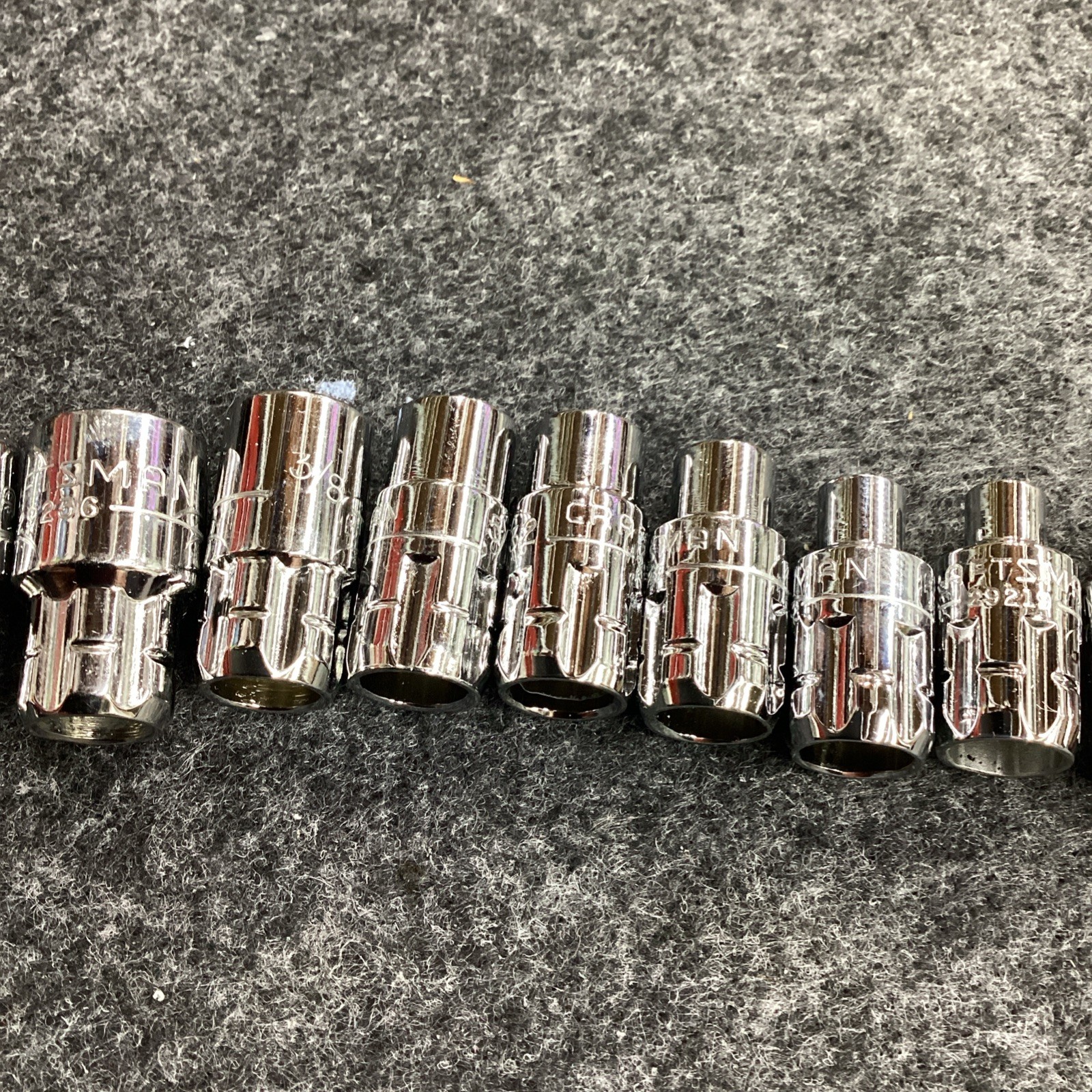 Craftsman 1/4 Inch Drive Max Axess SAE Socket Set 10 Pieces 5/32” – 9/16”