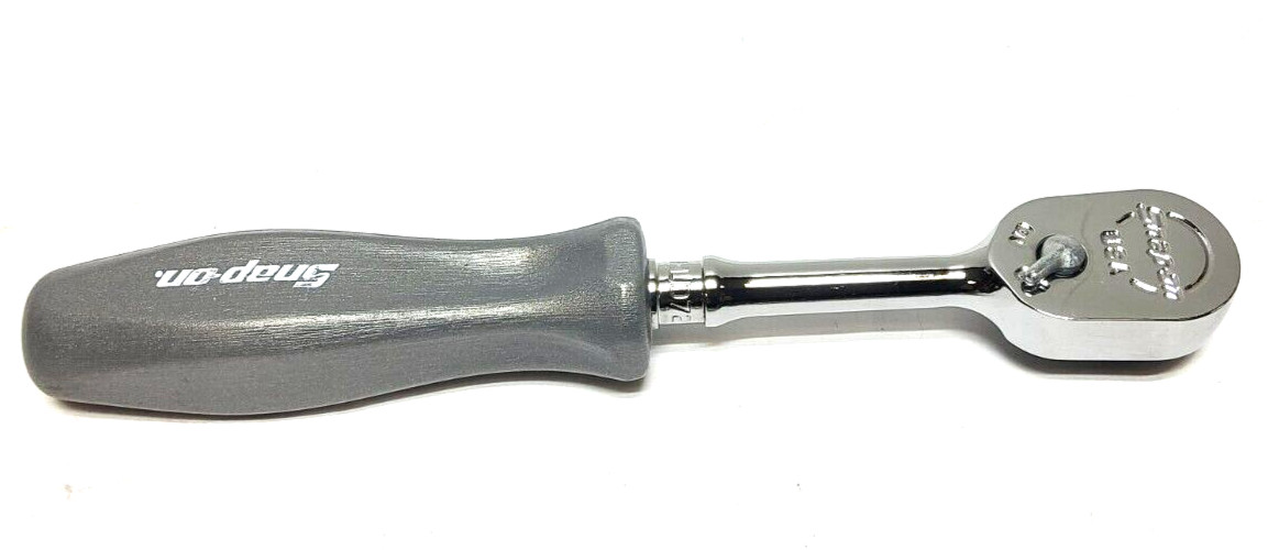 NEW Snap-on™ 1/4″ drive 6 7/8″ long Grey Handled Ratchet THLD72DT Dual 80 Tech