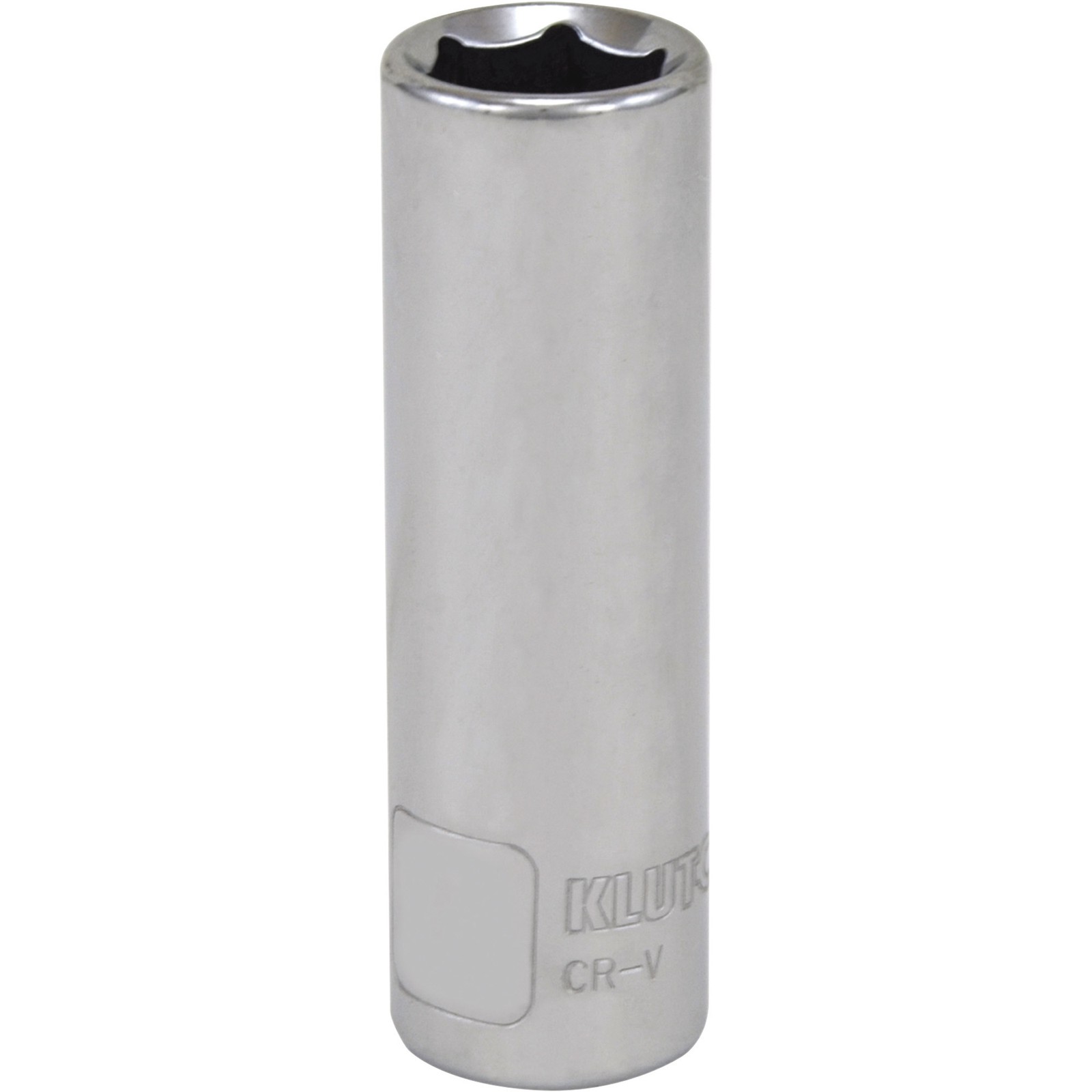 Klutch Deep Socket, Metric, 14mm, 3/8in.-Drive, 6-Pt.