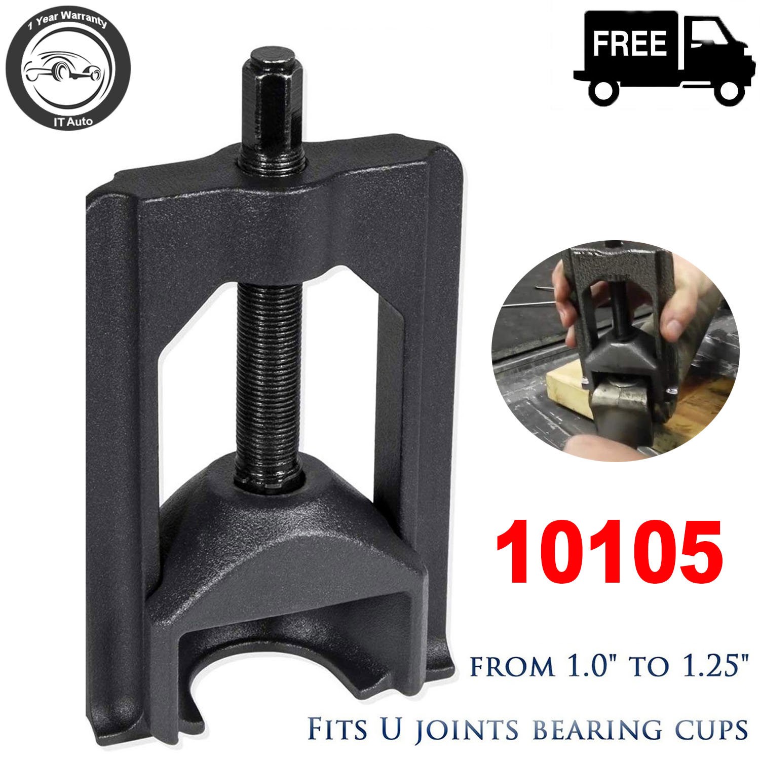 10105 Heavy Duty Universal Joint Puller Press Removal U-Joint Tool Class 1-3
