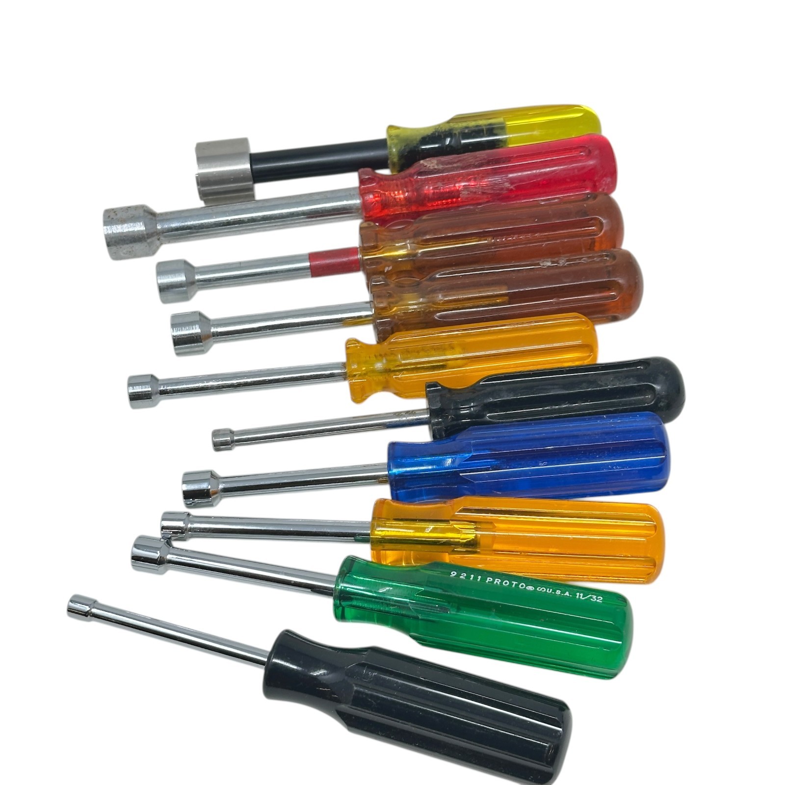 PROTO, VACO & Thorlabs Professional Nut Driver Lot Made in USA 10 Pcs