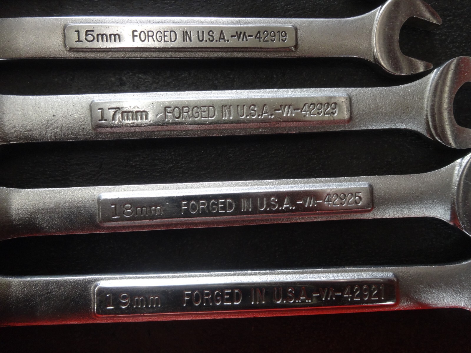 USA Made Craftsman 13 piece METRIC combination wrench set 6mm-19mm -VA-