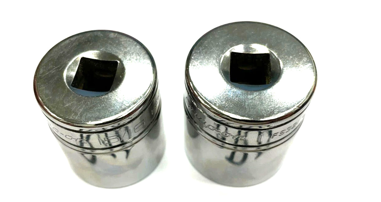 New Snap-on™ 3/8″ drive 15/16″ & 1″ 6-point Shallow Sockets FS301 FS321