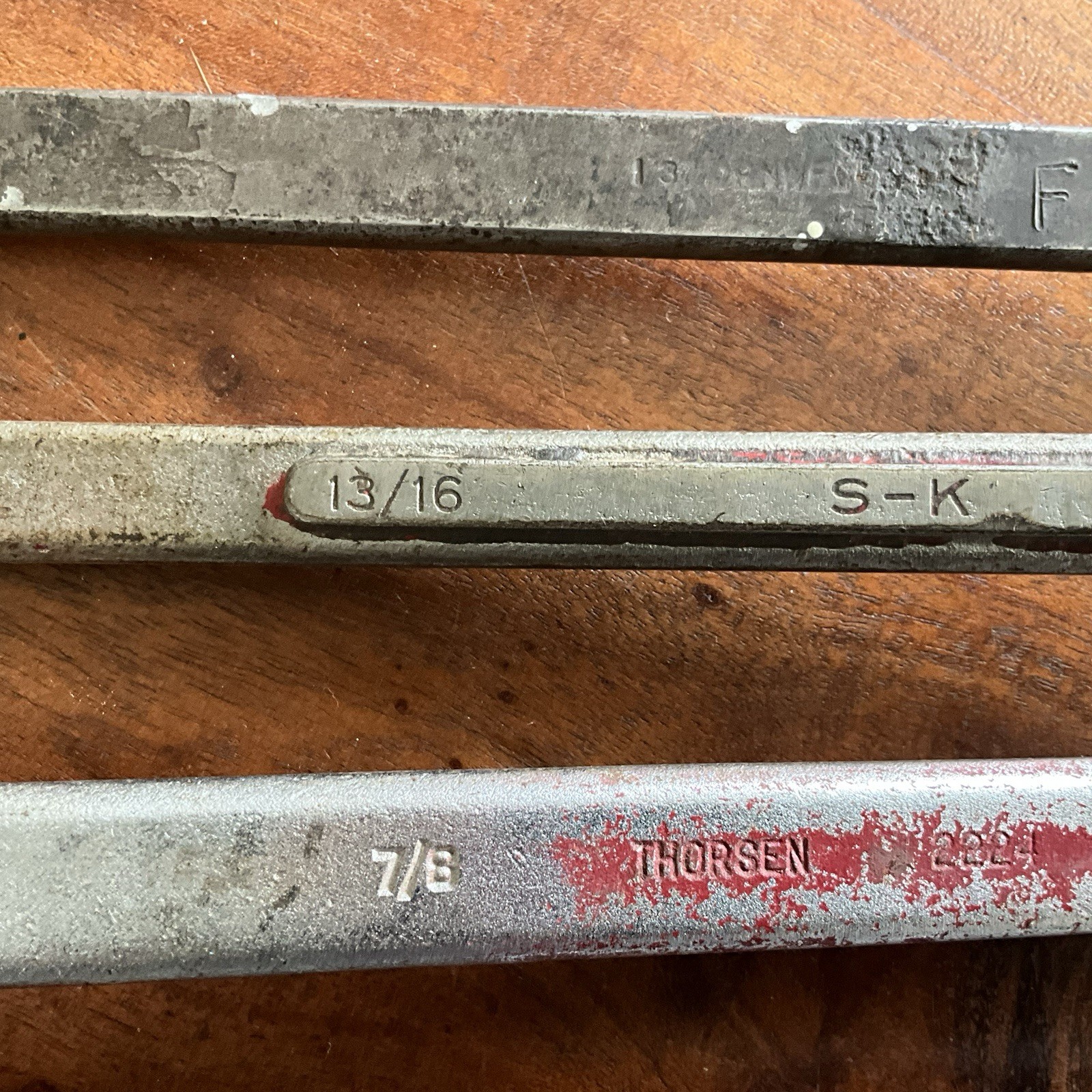 Vintage 4pc SAE Deep Offset Box End Wrench Set Made in USA