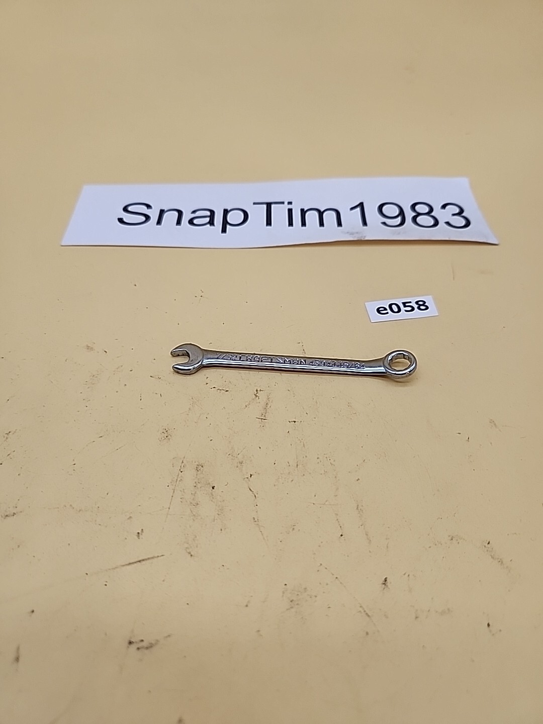 Craftsman 43941 7/32 X 15/64 In SAE Ignition 12 Point Wrench USA