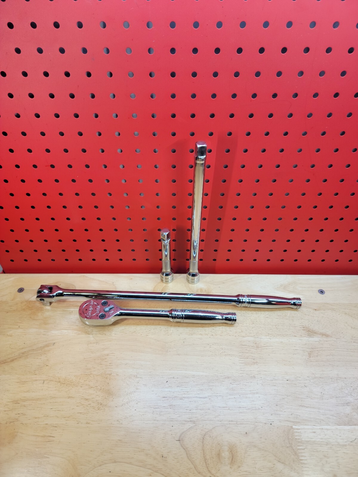 Snap-on Tools NICE S80A 1/2″ Ratchet SN18B 18″ Breaker Bar 5″ + 11″ Extensions