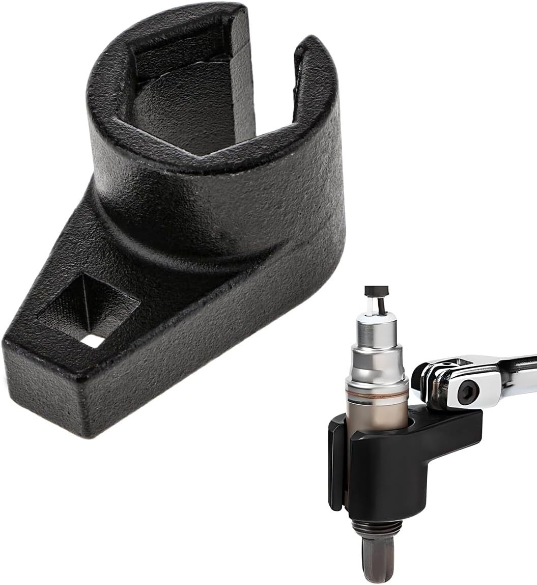3/8-Inch Drive Offset Oxygen Sensor Wrench, 7/8-Inch 22mm Alloy Steel Tool