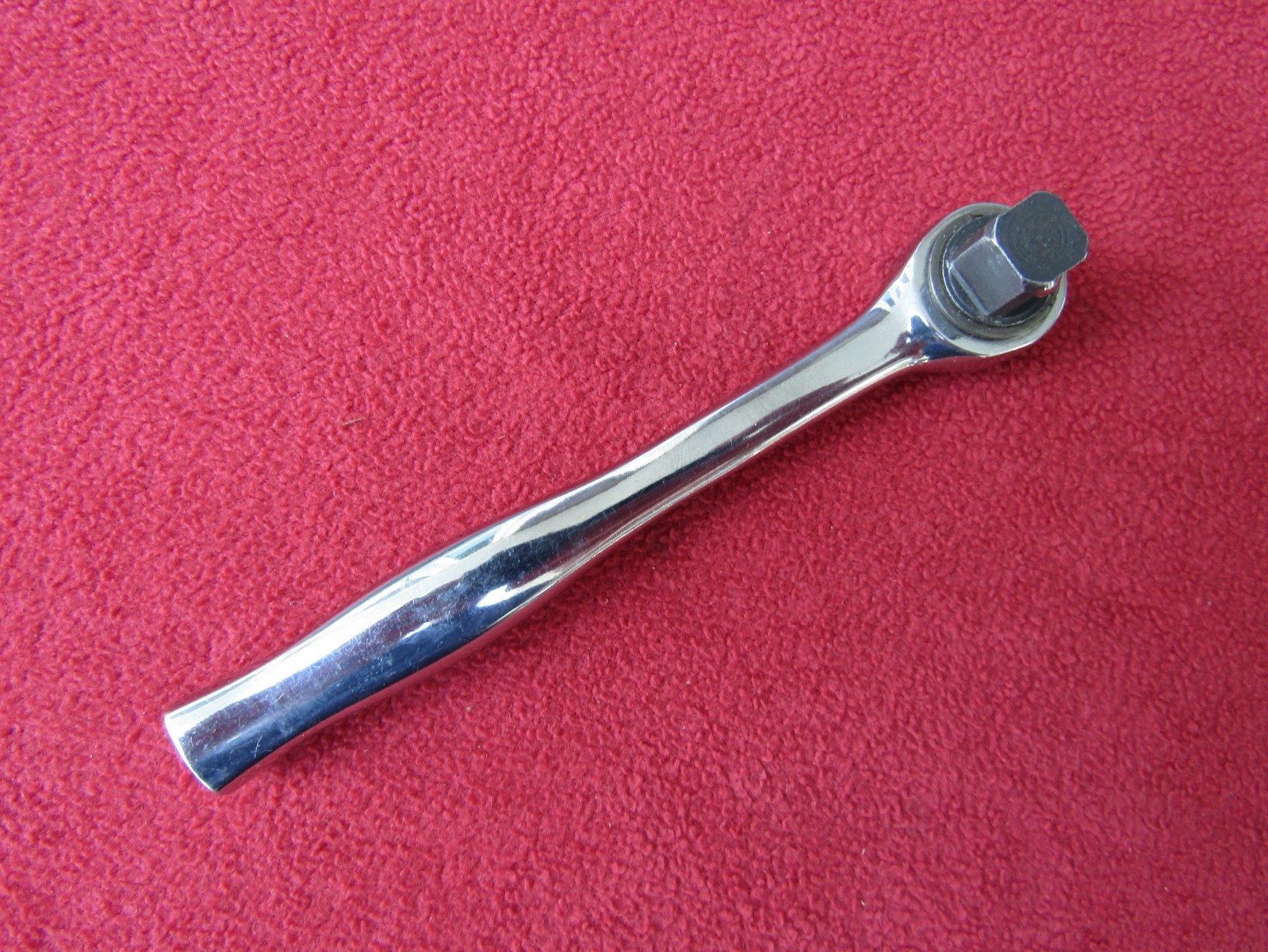 RARE! Matco Tools USA BR5 3/8″ Drive Round Head Chrome Handle 5” Stubby Ratchet