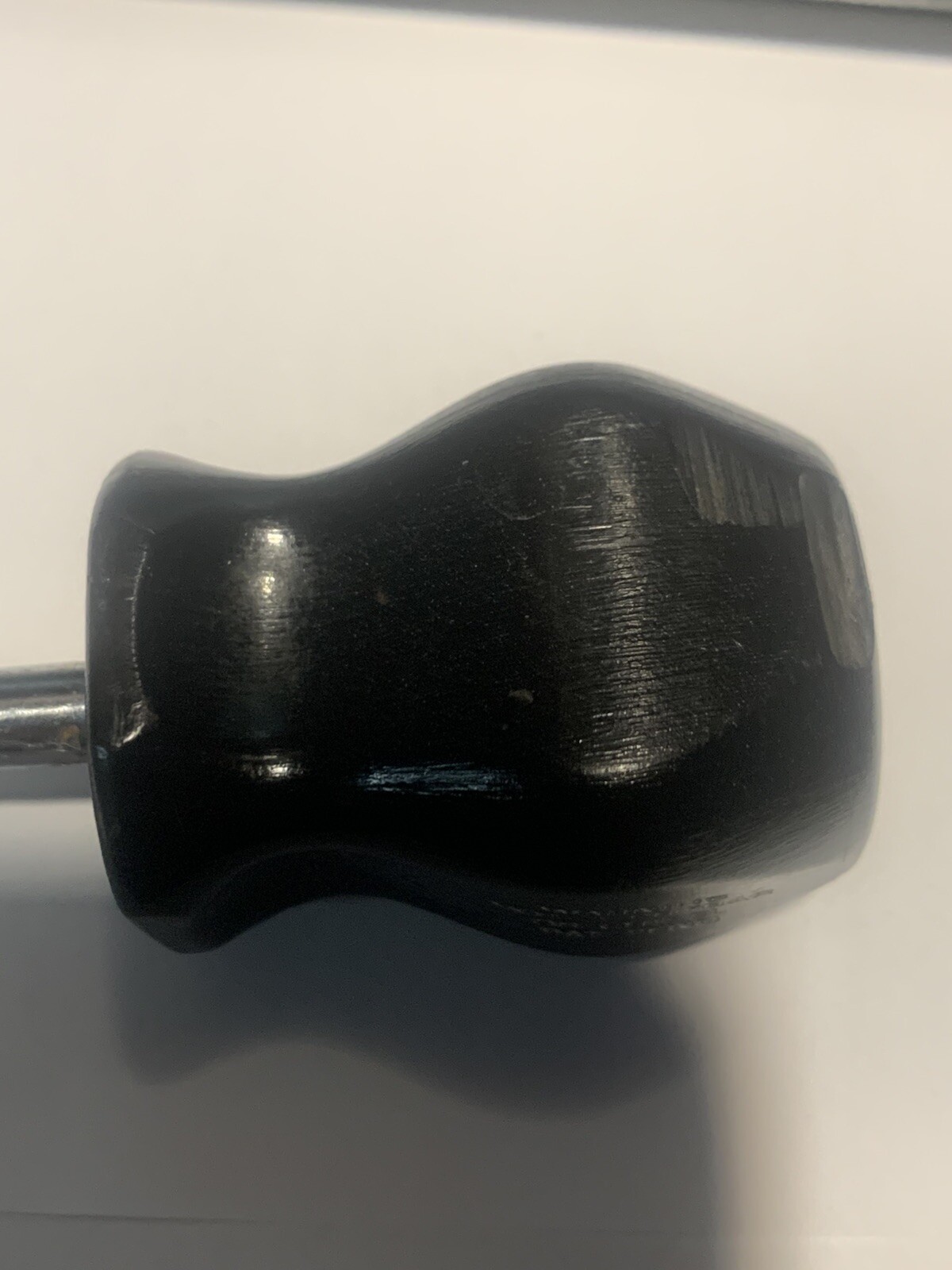 SNAP-ON STUBBY SDDI MINI FLAT SCREWDRIVER BLACK HARD HANDLE SDD1 USA !