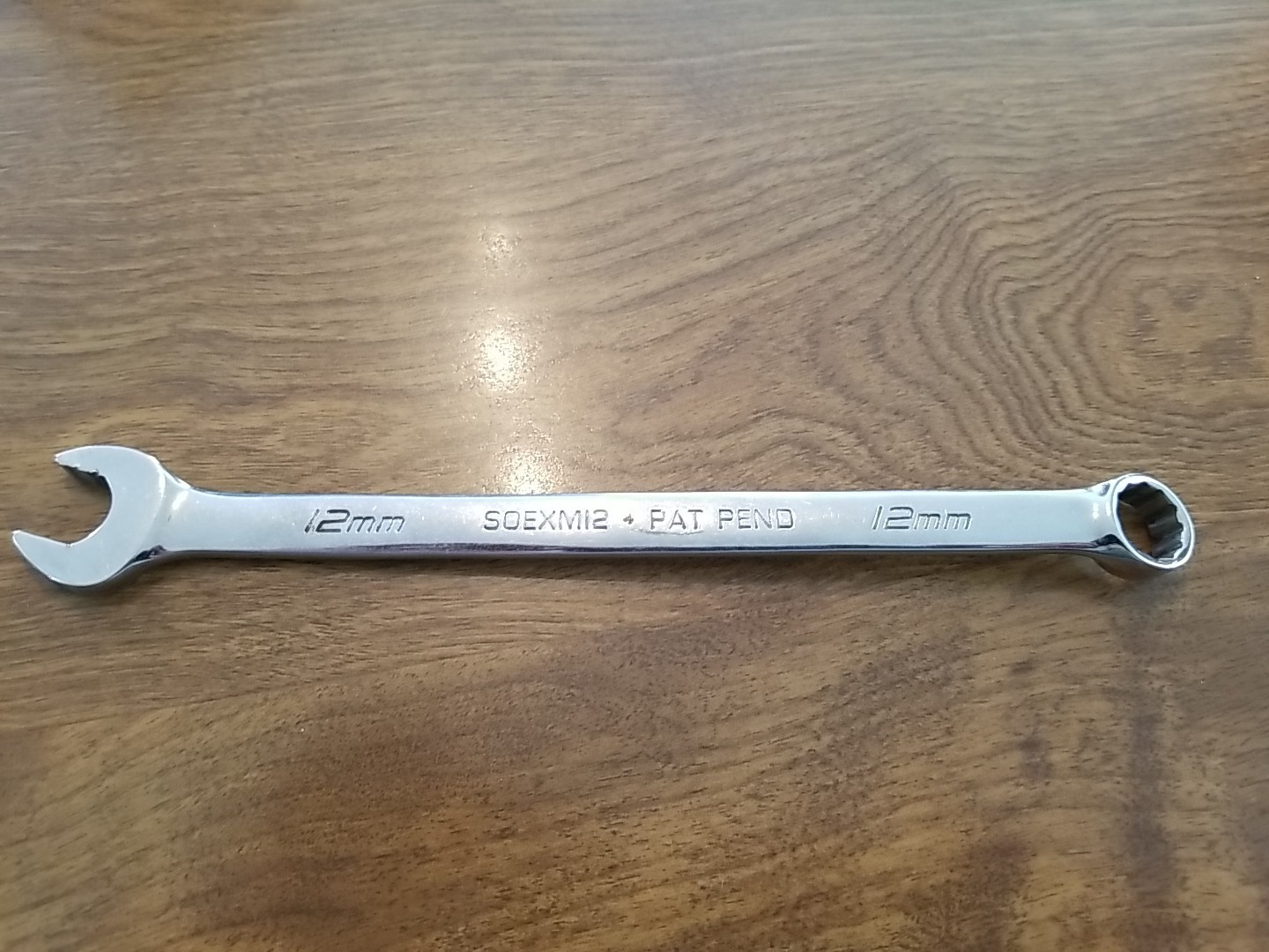 Snap-on 12mm Open End Wrench Combination SOEXM12 USA 7 1/2″ Long