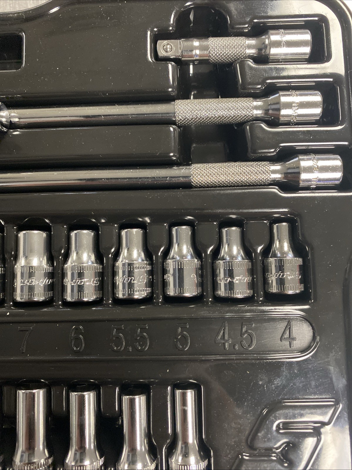 44pc Snap On Service Set 1/4” Drive Metric (25358811)