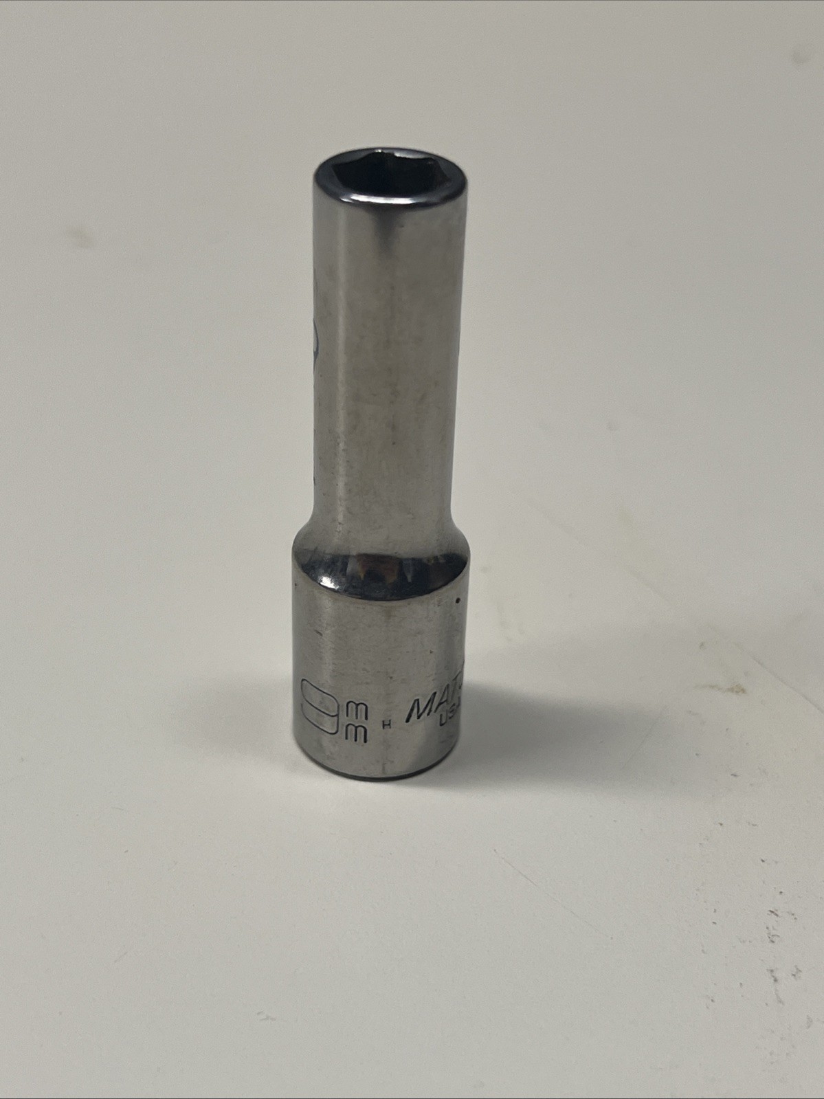 Matco Tools 3/8″ Drive 9MM 6PT Deep Chrome Socket BD9M6A USA #8C5