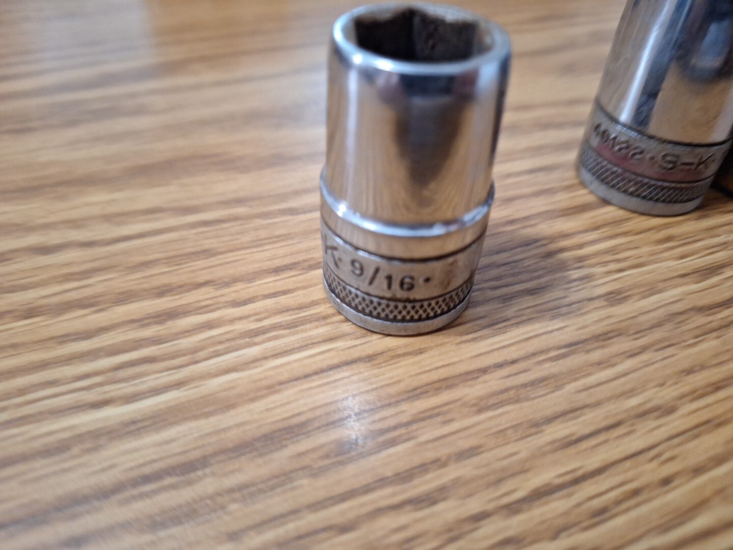 Vintage S-K Wayne Tools 1/2″ Drive 12 Point Sockets & 6 Point Socket
