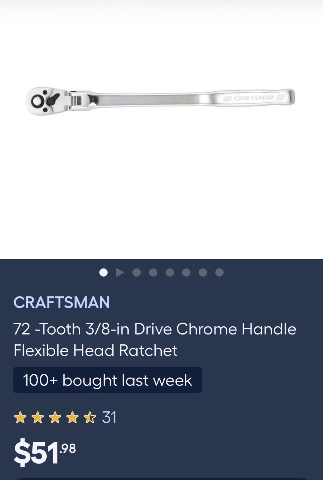 Craftsman Flex Head Ratchets