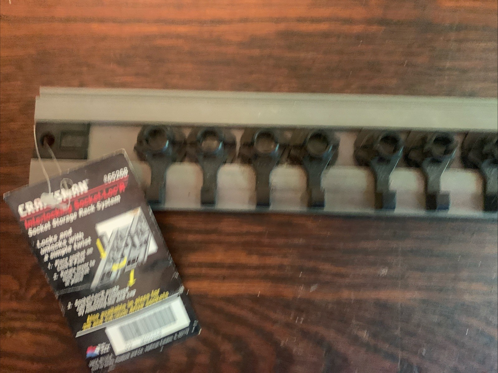 Sears Craftsman USA NOS 1/2” Socket Loc’R Rack Rare 65268 Twist Lock New W/tag