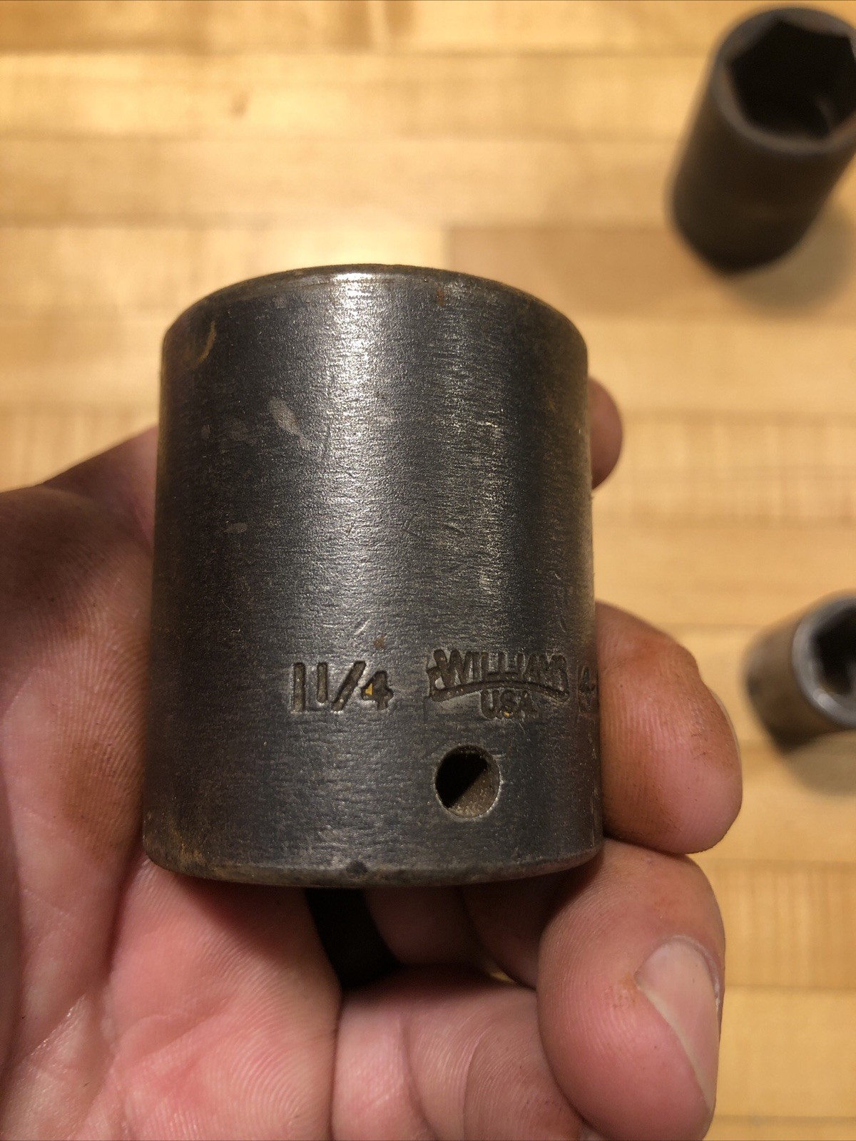 VTG 55pc Williams Vulcan 1/2” Impact 3/8” Socket Lot SAE Swivel Adapter 1/2 3/4