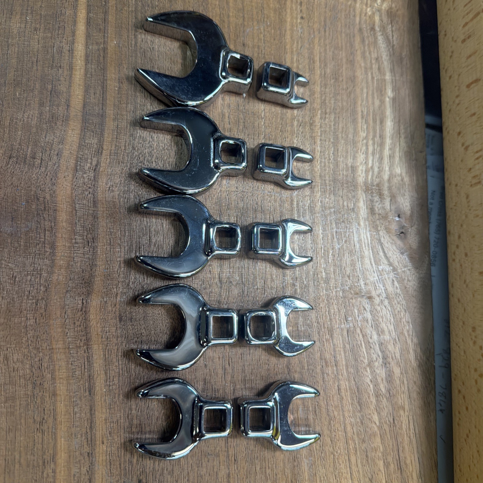 Craftsman USA Crowfoot VTG Set 3/8″ Dr. SAE 10pc 3/8″ to 1″ -V- Series FREE SHIP