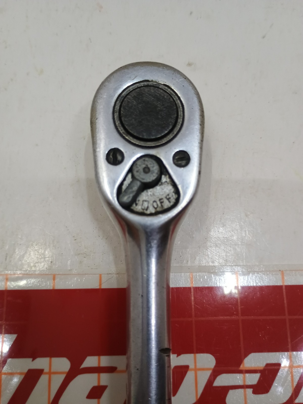 83 -Snap-On F-710B 7.5″ Length Ratchet Wrench 3/8″ Dr Standard Handle USA Used