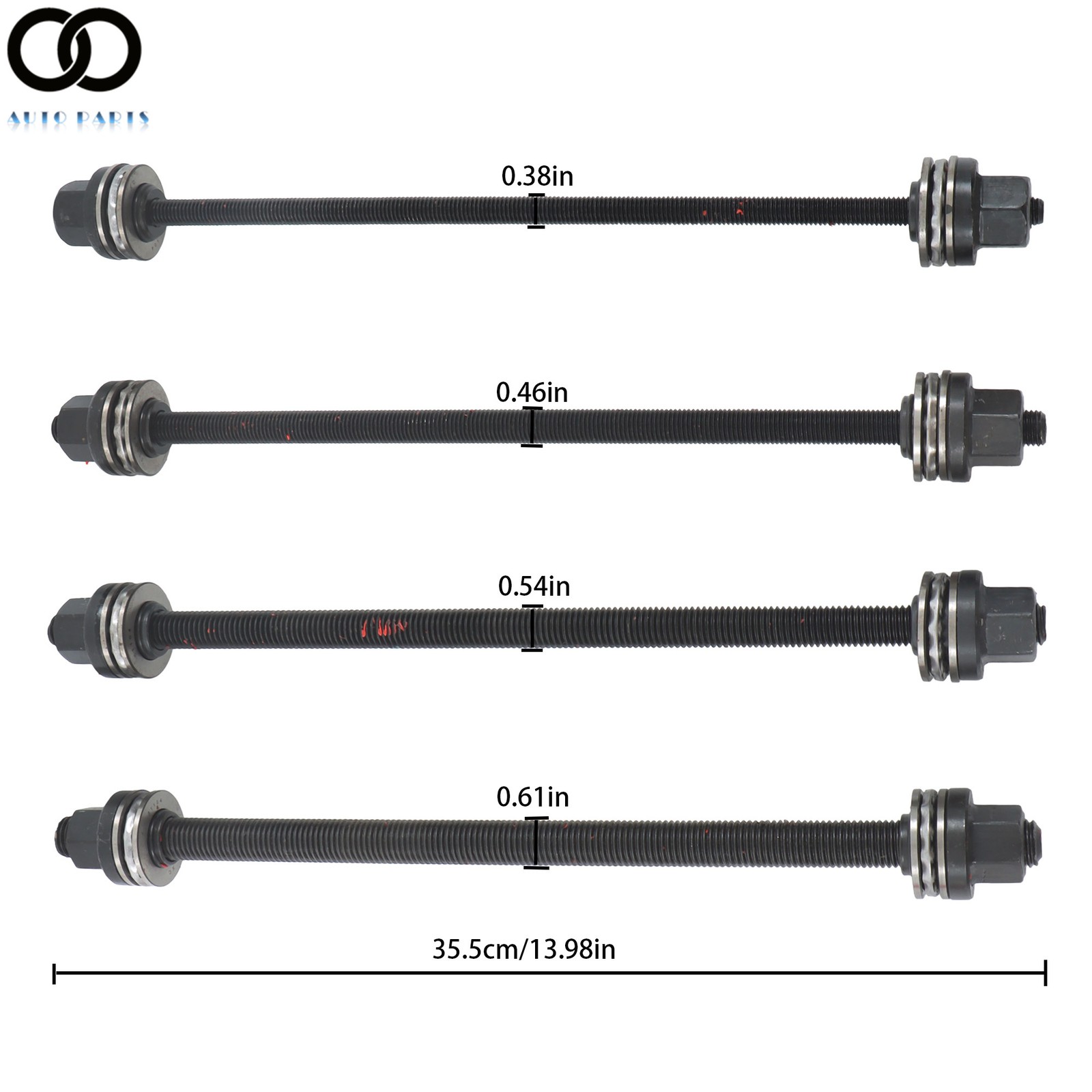 28×Universal Bearing Puller and Installer Kit Tension Sleeve Set for Auto Repair