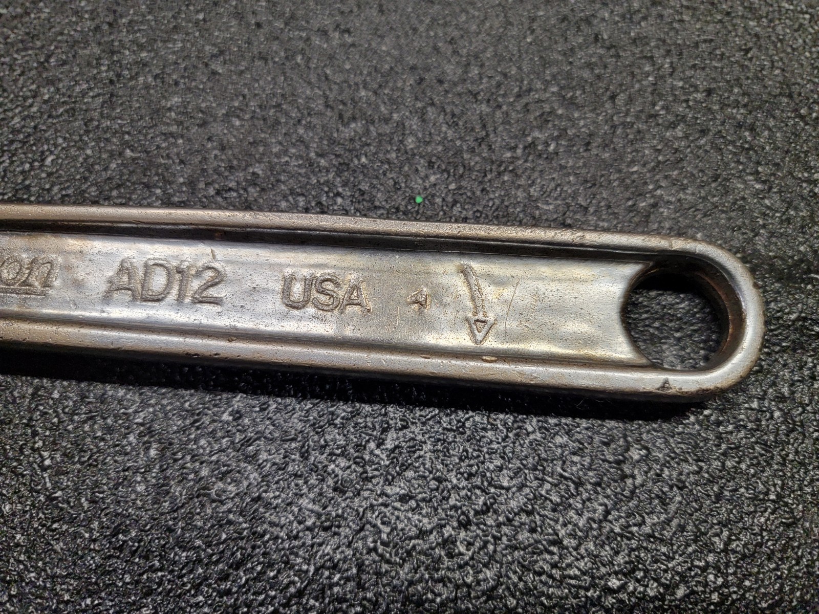 Vintage Snap-On AD12 Adjustable Wrench 12in 300mm USA AD-12