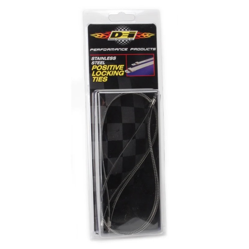 DEI 10209 Stainless Steel Positive Locking Tie 1/4in (7mm) x 14in – 4 per pack
