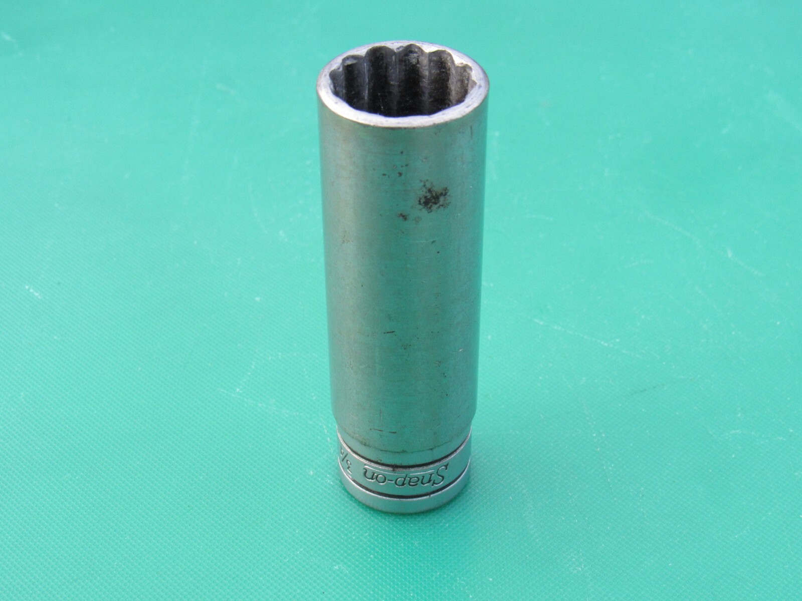 SNAP ON 3/4″ S241 1/2″ DRIVE SAE 12 POINT DEEP CHROME SOCKET 3/4 IN S 241 USED