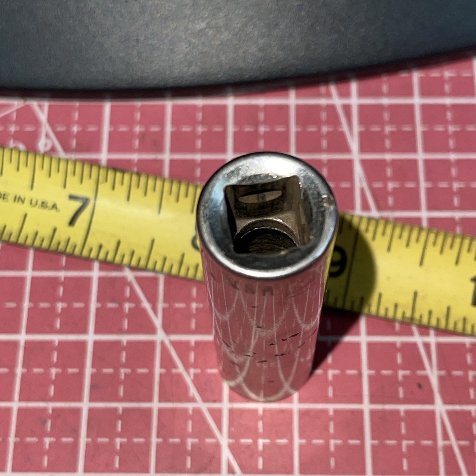 Vintage Allen USA 11260 1/2 In SAE 3/8 Drive 12 Point Deep socket 1/2” 3/8”