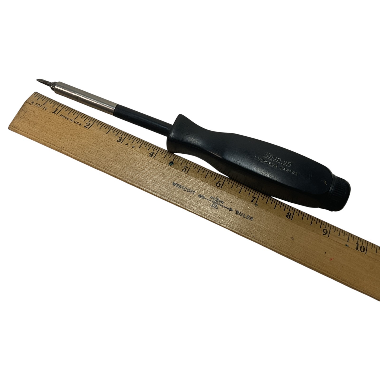 Snap-on SSDM40A Screwdriver Driver Bit Tool w/ Bits Black Handle Canada