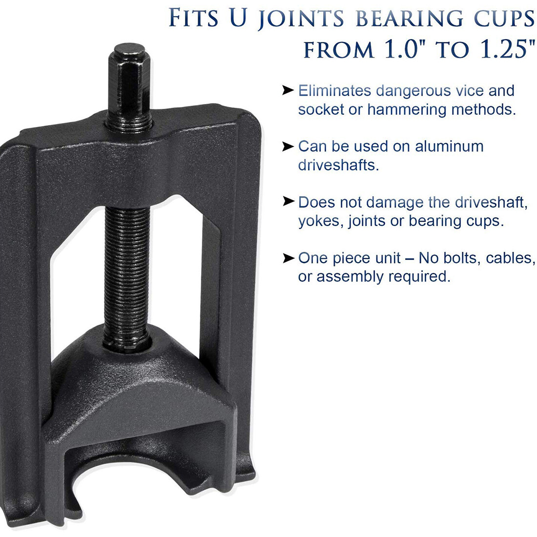 10105 Heavy Duty Universal Joint Puller Press Removal U-Joint Tool Class 1-3